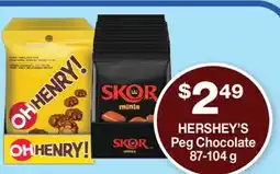 Wholesale Club PEG CHOCOLATE offer