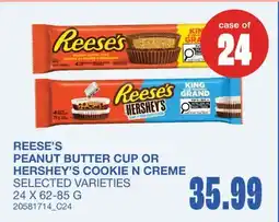 Wholesale Club PEANUT BUTTER CUP OR COOKIE N CREME, 24 X offer