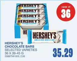 Wholesale Club CHOCOLATE BARS, 36 X offer