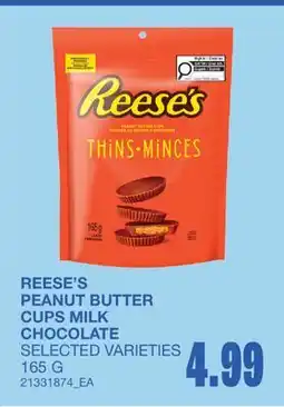 Wholesale Club PEANUT BUTTER CUPS MILK CHOCOLATE offer