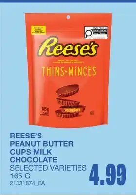 Wholesale Club PEANUT BUTTER CUPS MILK CHOCOLATE offer