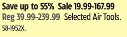Canadian Tire Selected Air Tools offer