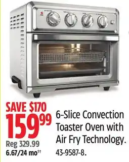 Canadian Tire Cuisinart 6-Slice Convection Toaster Oven with Air Fry Technology offer