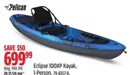 Canadian Tire Pelican Eclipse 100XP Kayak, 1-Person offer