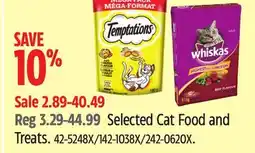 Canadian Tire Selected Cat Food and Treats offer