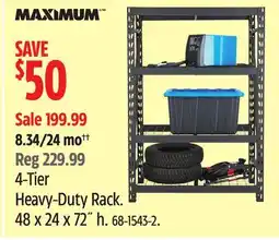 Canadian Tire Maximum 4-Tier Heavy-Duty Rack offer