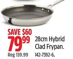 Canadian Tire 28cm Hybrid Clad Frypan offer