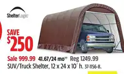 Canadian Tire ShelterLogic SUV/Truck Shelter offer