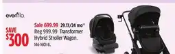Canadian Tire evenflo transformer hybrid stroller wagon offer