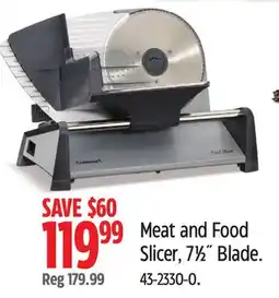 Canadian Tire Cuisinart Meat and Food Slicer, 7½ Blade offer