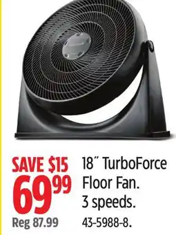 Canadian Tire Honeywell 18˝ TurboForce Floor Fan offer