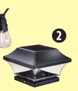 Canadian Tire Solar Post Cap Light Set offer
