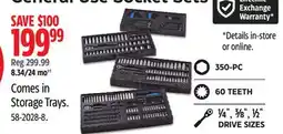 Canadian Tire General Use Socket Sets offer