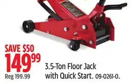 Canadian Tire Torin Big Red Jacks 3.5-Ton Floor Jack with Quick Start offer