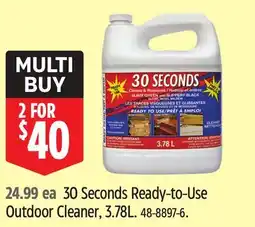 Canadian Tire 30 Seconds Ready-to-Use Outdoor Cleaner offer