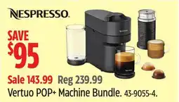 Canadian Tire Nespresso Vertuo POP+ Machine Bundle offer