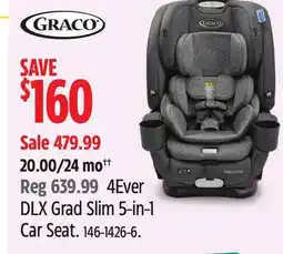 Canadian Tire GRACO 4Ever DLX Grad Slim 5-in-1 Car Seat offer