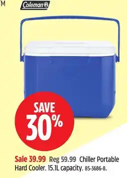 Canadian Tire Coleman Chiller Portable Hard Cooler offer