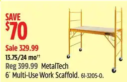 Canadian Tire MetalTech 6´ Multi-Use Work Scaffold offer
