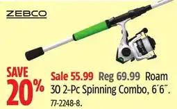 Canadian Tire Roam 30 2-Pc Spinning Combo, 6´6˝ offer