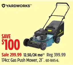 Canadian Tire YARDWORKS 174cc Gas Push Mower, 21 offer