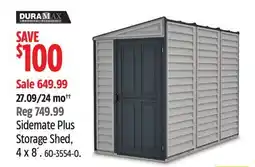 Canadian Tire Sidemate Plus Storage Shed offer