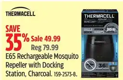 Canadian Tire E65 Rechargeable Mosquito Repeller with Docking Station offer