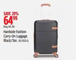 Canadian Tire Hardside Fashion Carry-On Luggage offer