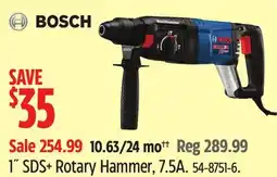 Canadian Tire Bosch 1˝ SDS+ Rotary Hammer offer