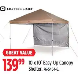Canadian Tire 10 x 10´ Easy-Up Canopy Shelter offer