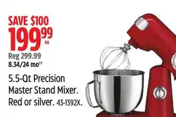 Canadian Tire Cuisinart 5.5-Qt Precision Master Stand Mixer offer