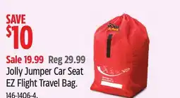 Canadian Tire Jolly Jumper Car Seat EZ Flight Travel Bag offer
