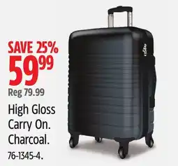 Canadian Tire High Gloss Carry On offer