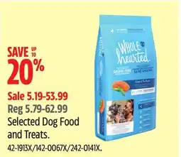 Canadian Tire Purina Selected Dog Food and Treats offer