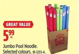 Canadian Tire Jumbo Pool Noodle offer