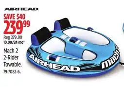 Canadian Tire Airhead Mach 2 2-Rider Towable offer