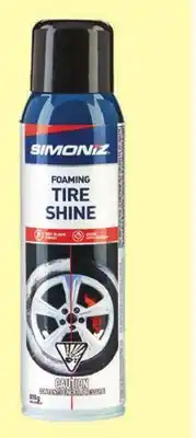 Canadian Tire SIMONIZ Foaming Car Tire Shine Spray offer