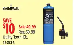 Canadian Tire BernzOmatic Utility Torch Kit offer