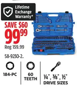 Canadian Tire Mastercraft General Use Socket Sets offer