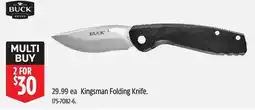 Canadian Tire Kingsman Folding Knife offer