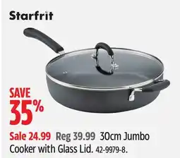 Canadian Tire Starfrit 30cm Jumbo Cooker with Glass Lid offer