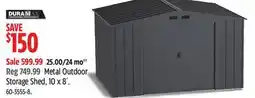 Canadian Tire Metal Outdoor Storage Shed offer