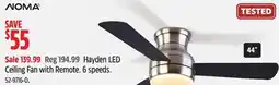 Canadian Tire Hayden LED Ceiling Fan with Remote offer