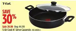 Canadian Tire T-fal 5-Qt Cook N' Serve Casserole offer
