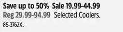 Canadian Tire Selected Coolers offer