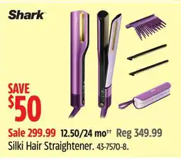 Canadian Tire Shark Silki Hair Straightener offer