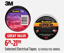 Canadian Tire 3M Selected Electrical Tapes offer