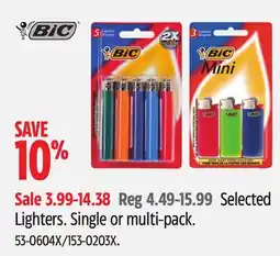 Canadian Tire Selected Lighters offer