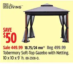 Canadian Tire For Living Tobermory Soft-Top Gazebo with Netting offer
