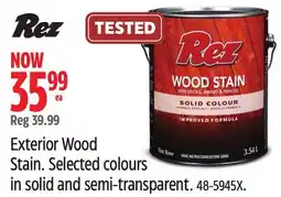 Canadian Tire Rez Exterior Wood Stain offer